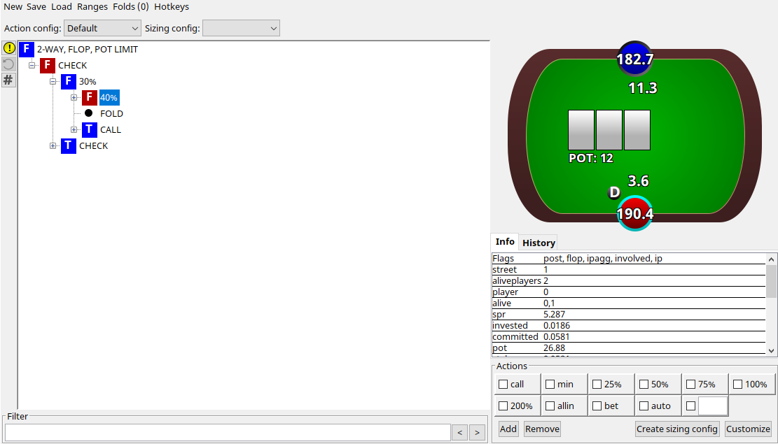 MonkerSolver tree tab showing locked node