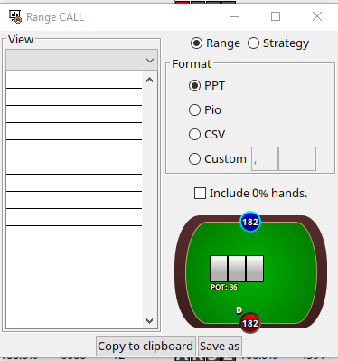 Copy CALL range to clipboard