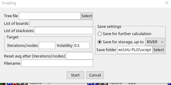 The MonkerSolver scripting dialog