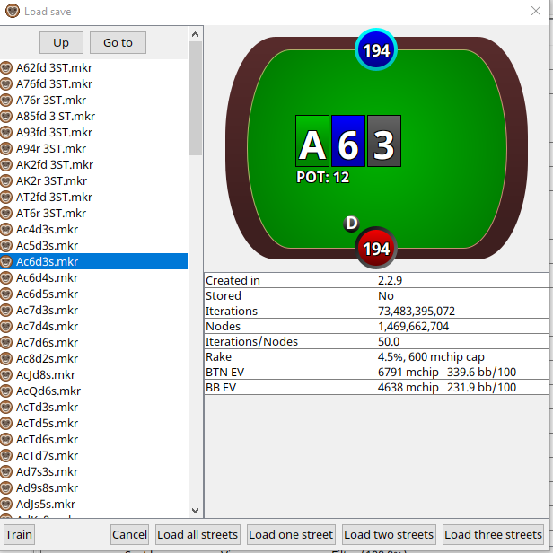 Load Save dialog in MonkerSolver